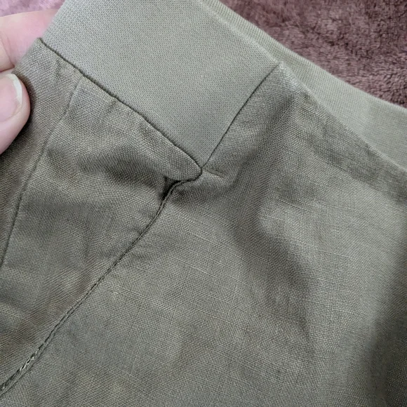 J Jill Tan Linen Pants - Picture 5 of 8